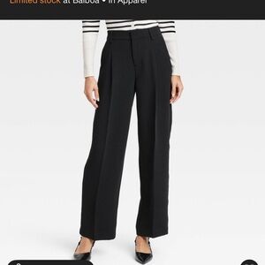 a new day Women's stylish Black Trousers